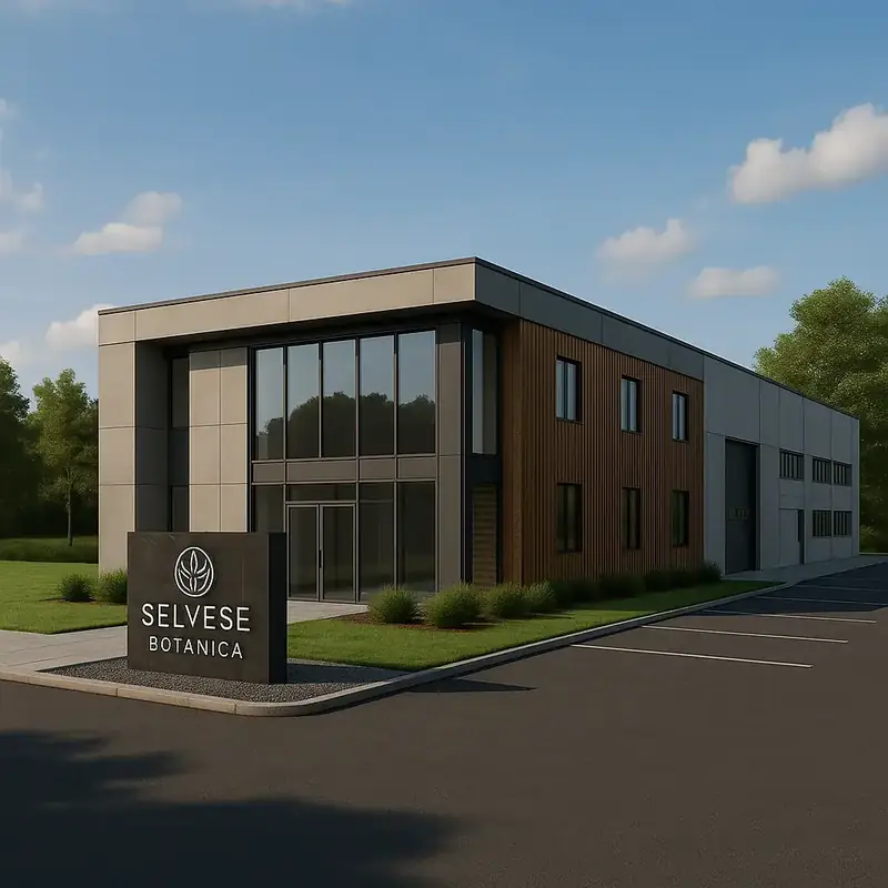 Selvese Botanica Üretim Tesisi render görseli