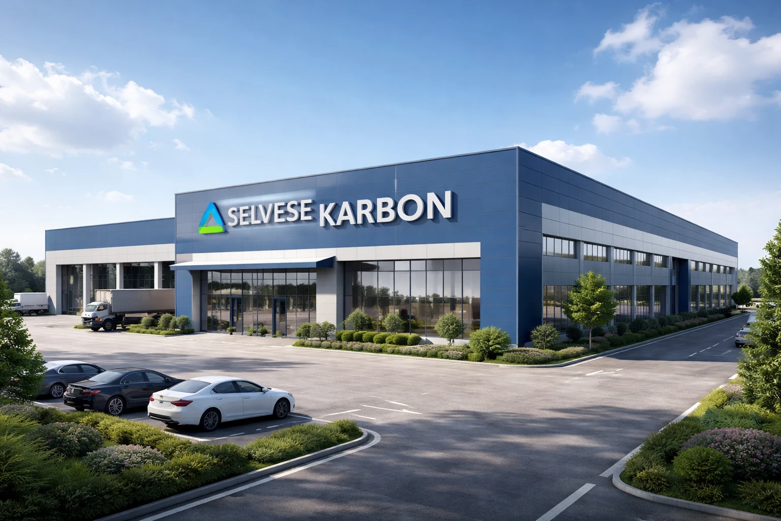 Selvese Carbon Production Facility — main render