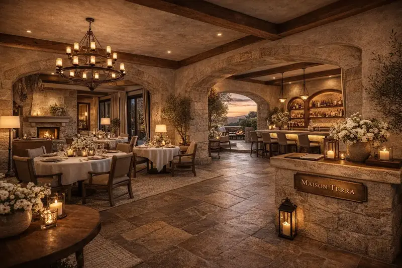 Maison Terra view for the concept menu