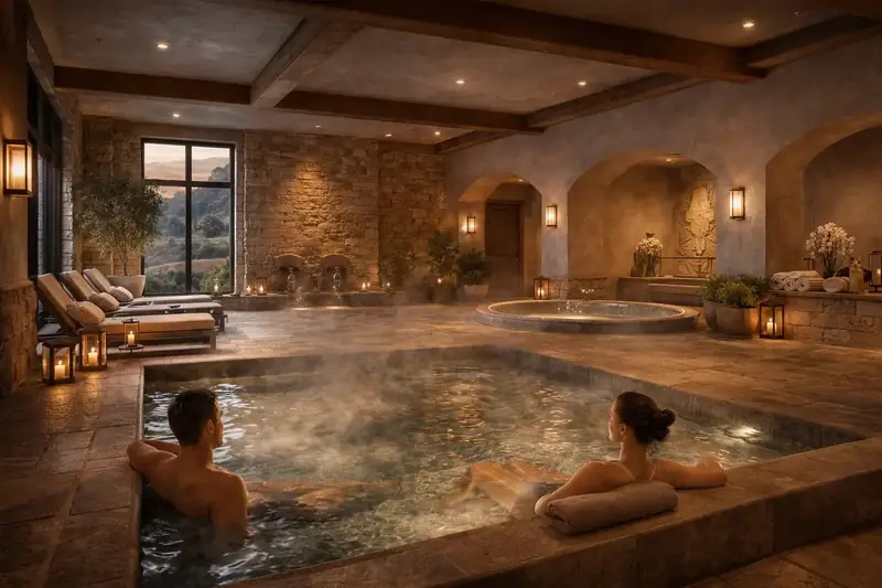 Spa view for the Restore Atelier concept program
